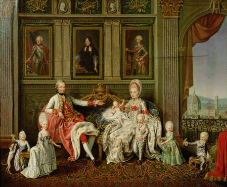 Wenceslaus Werlin GroBherzog Leopold mit seiner Familie